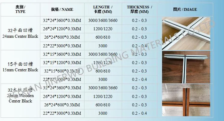 Various Styles/White Ceiling T Grid Components T Bar Suspended Ceiling Grid Fut T Grid Tiles Paint Keel