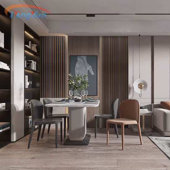 Panneau mural composite bois-plastique/panneau mural WPC pour mur de maison